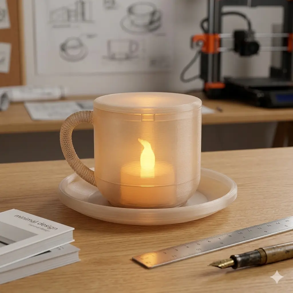 Lámpara Taza de Café / Coffee Cup Lamp