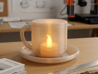 Lámpara Taza de Café / Coffee Cup Lamp