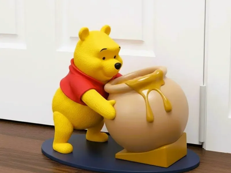 Door Blocker - Pooh's Honey Pot Anti-Slam Wedge