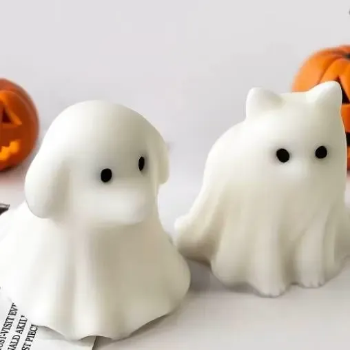 Little Ghost - Kitten and Puppy Kit - Halloween Decoration