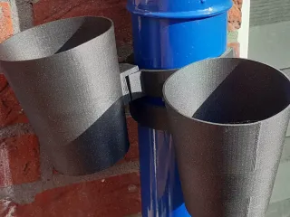 drainpipe flower pot