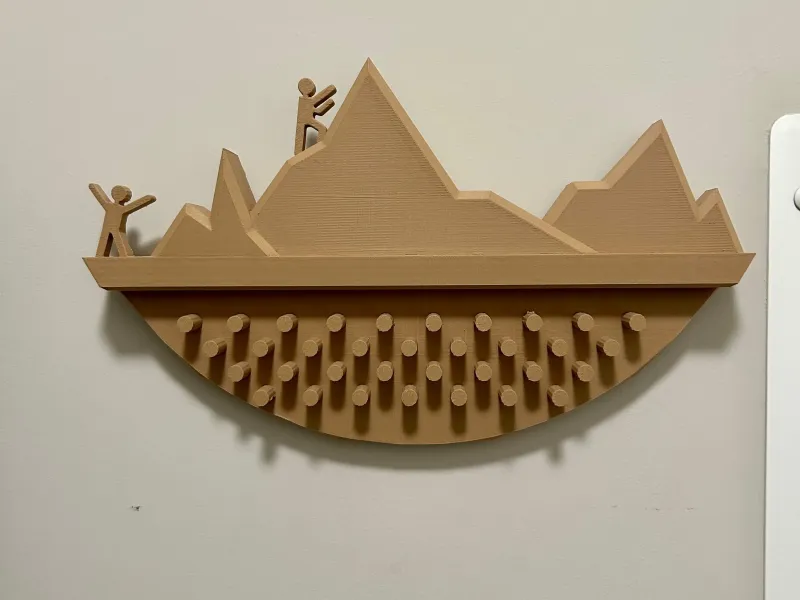 Expositor de medalhão de parede