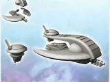 Tau recon spaceship with scout drone (6) - miniatures warham-0