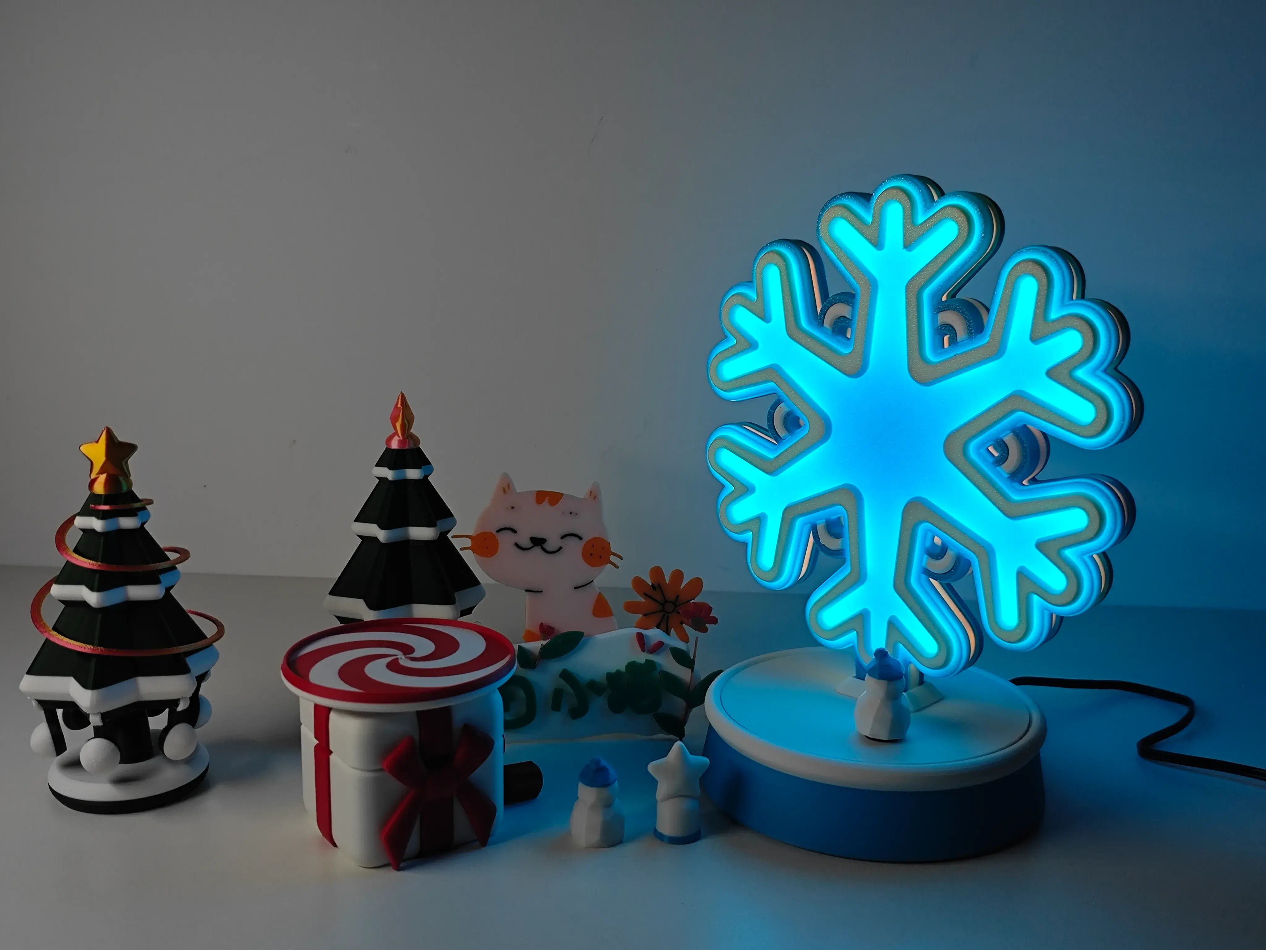 Christmas Snowflake Lamp