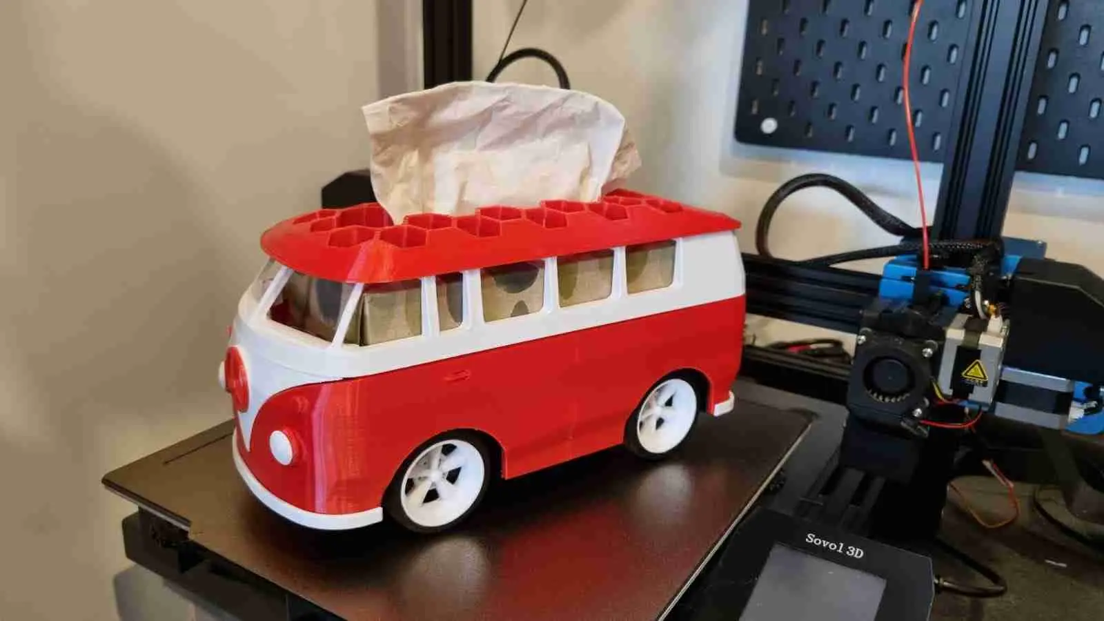 VW Bus Bulli Tissue Box