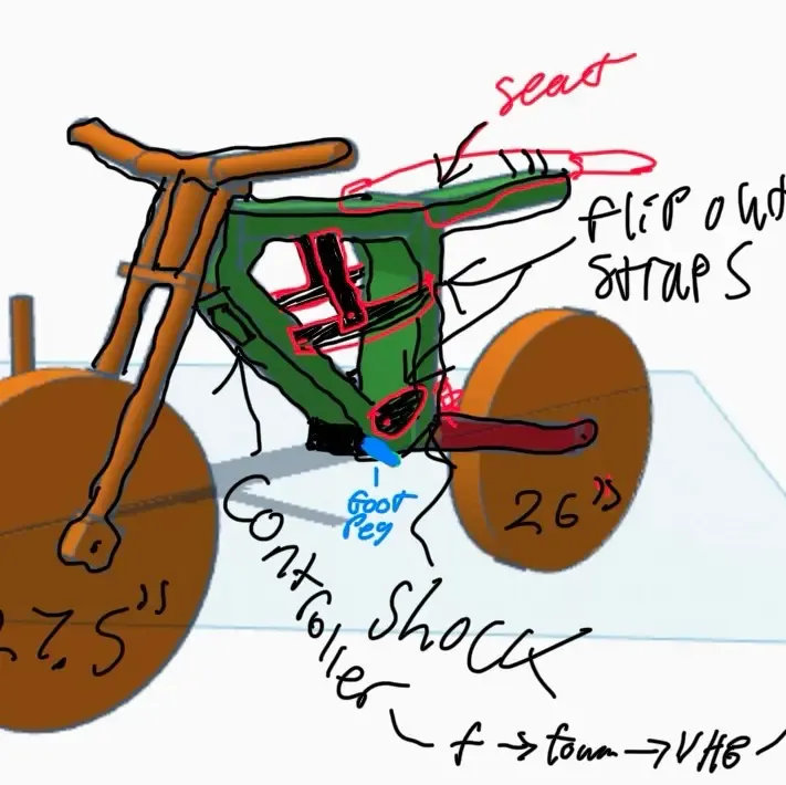 Ebike prototype maybe abit big