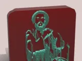 ROY AYERS INTAGLIO BLOCK STAMP-4