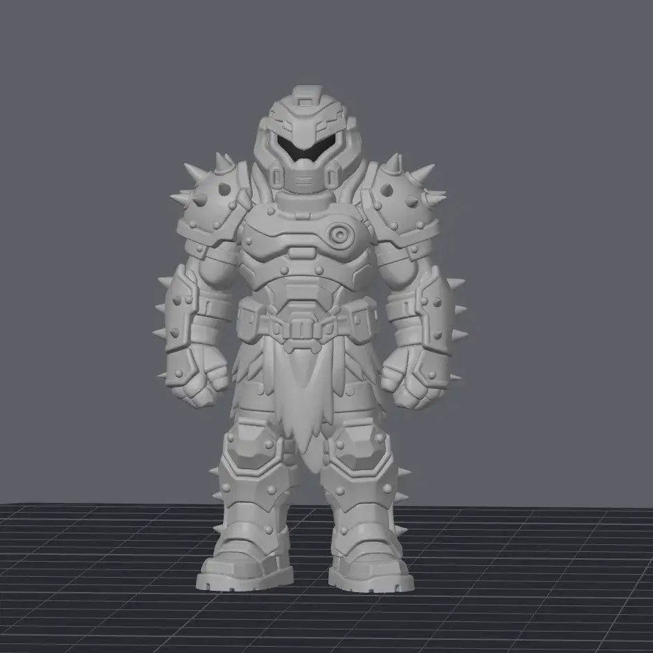 3D Printer Files | 3MF File | DOOM Slayer Dark Ages Figurine Toy Demon ...