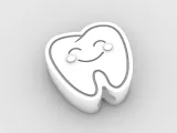 Straw Topper Happy tooth-2