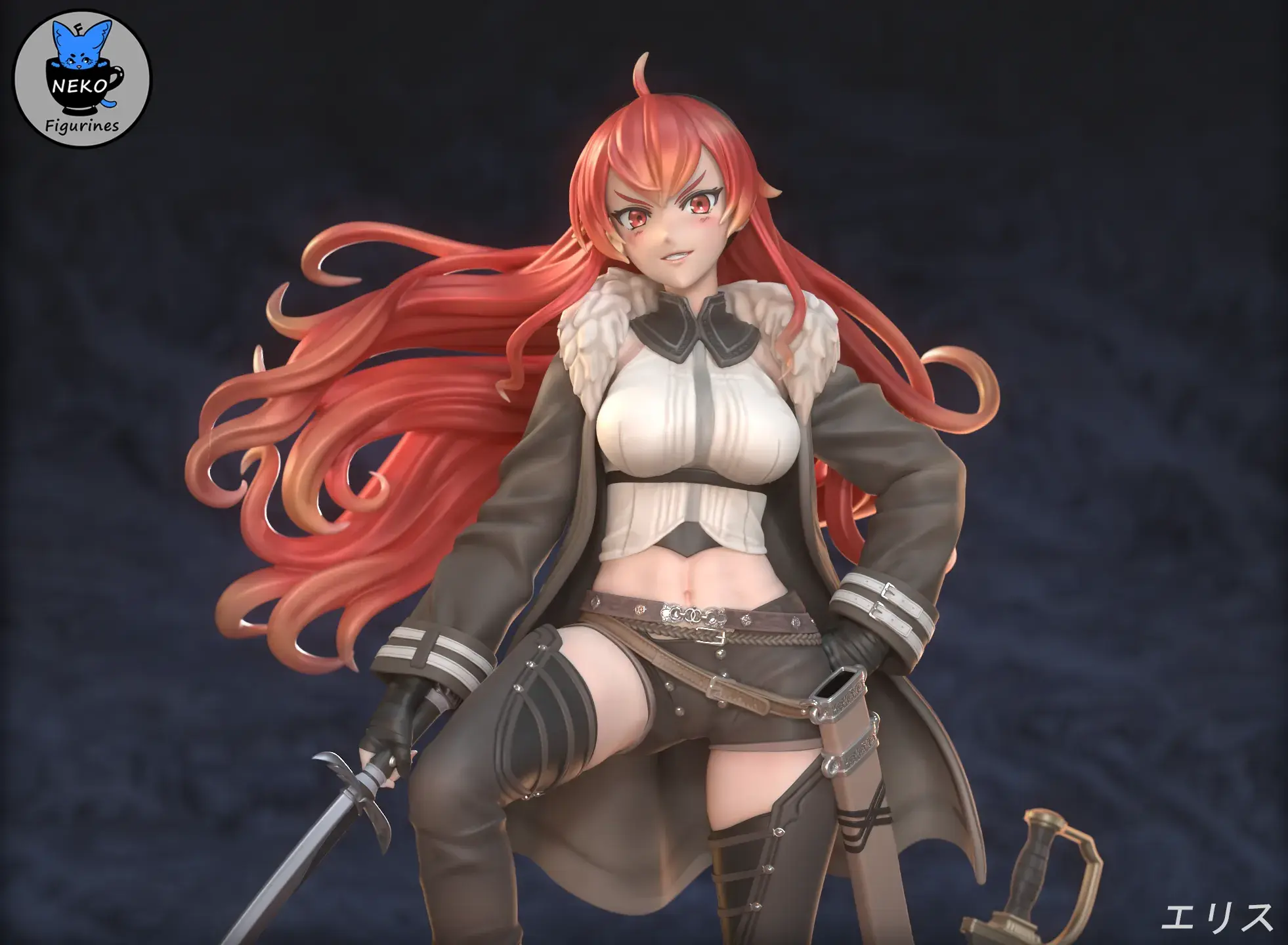 Eris Greyrat - Mushoku Tensei Anime Figurine for 3D Printing