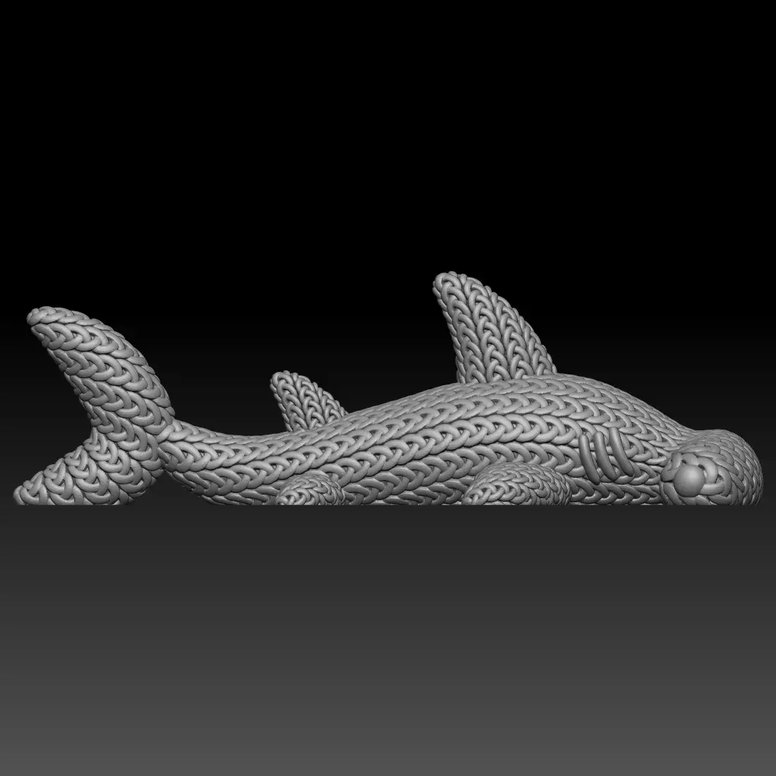 Knitted Hammerhead Shark