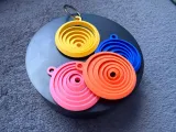 Round Fidget Keychain, Earrings, Toy-3