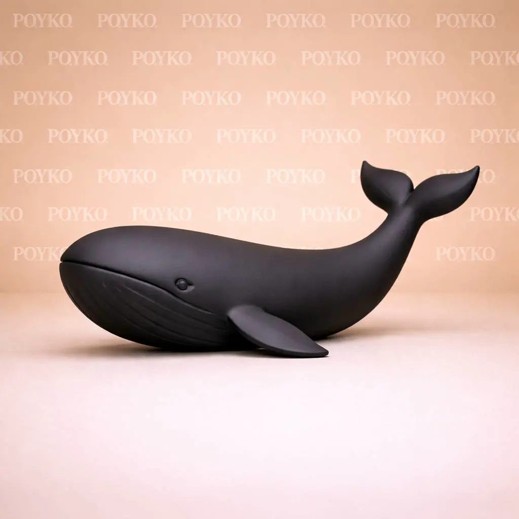 Whale Sculpture - Minimalist Home Decor