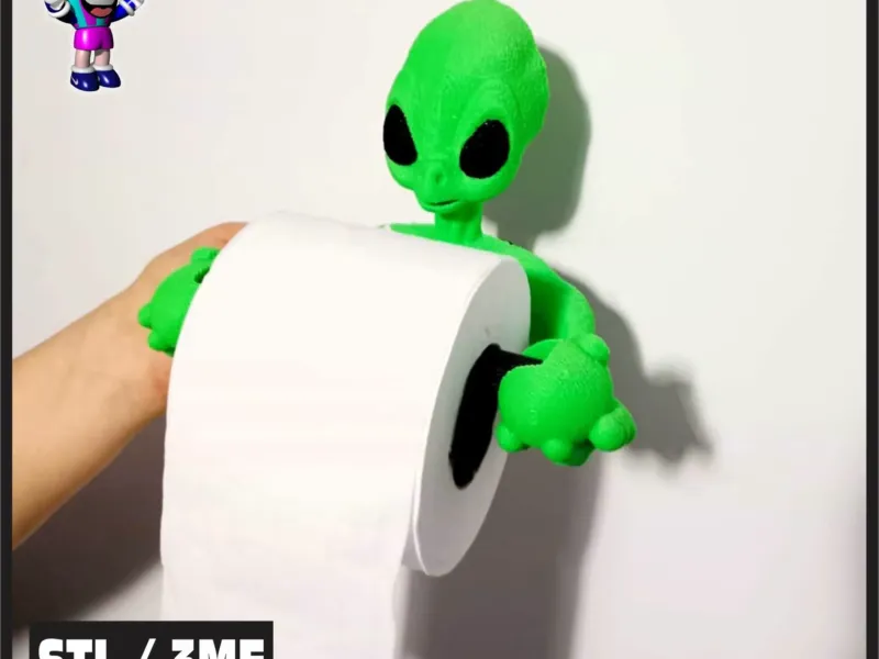 Alienígena Porta rollos Papel Higiénico