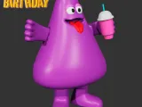 THE GRIMACE SHAKE | 3D FAN ART-1