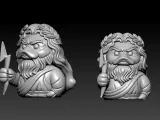 Rubber Duck - Zeus - Hercules model - 3D print-1