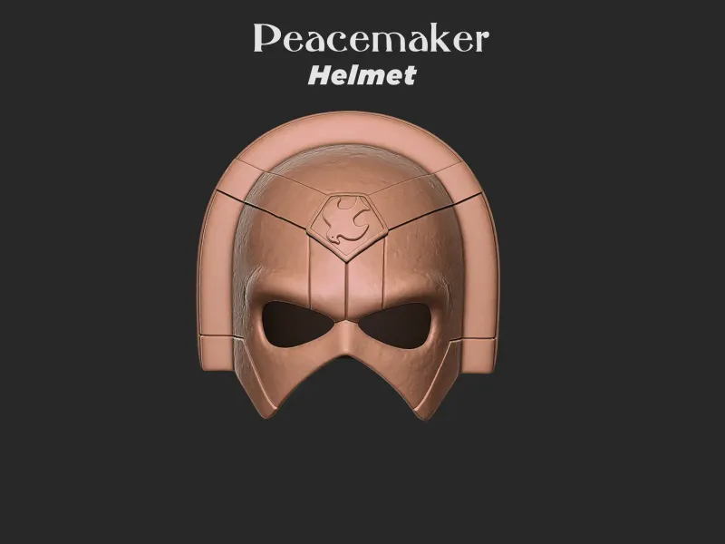 Peacemaker helmet for cosplay