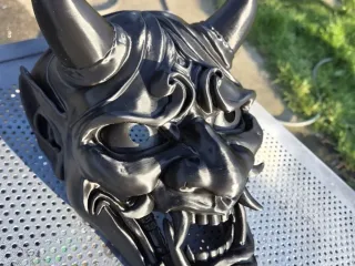 Traditional Japanese Oni Mask