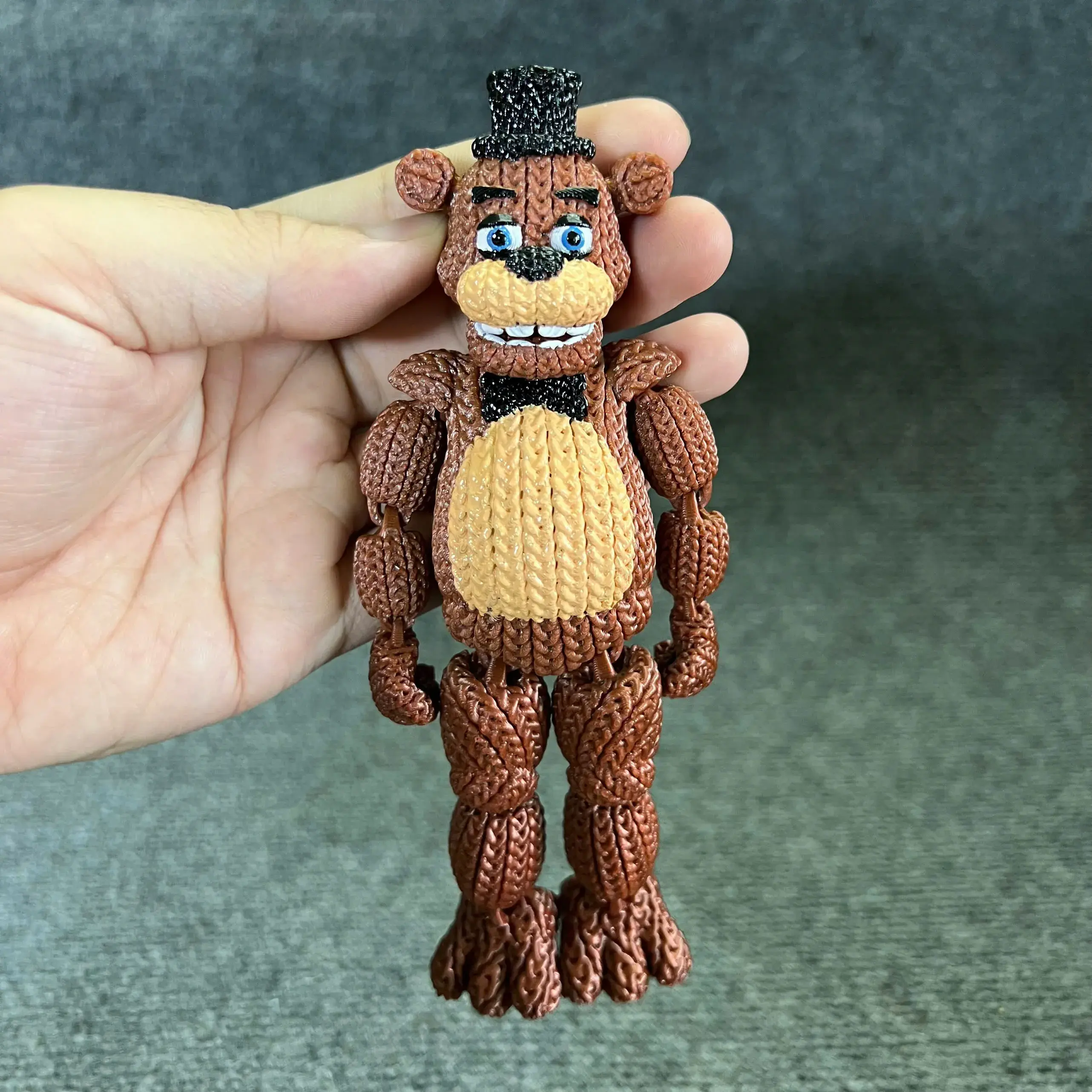 Freddy Fazbear Flexi Knitted - Crochet - Articulated
