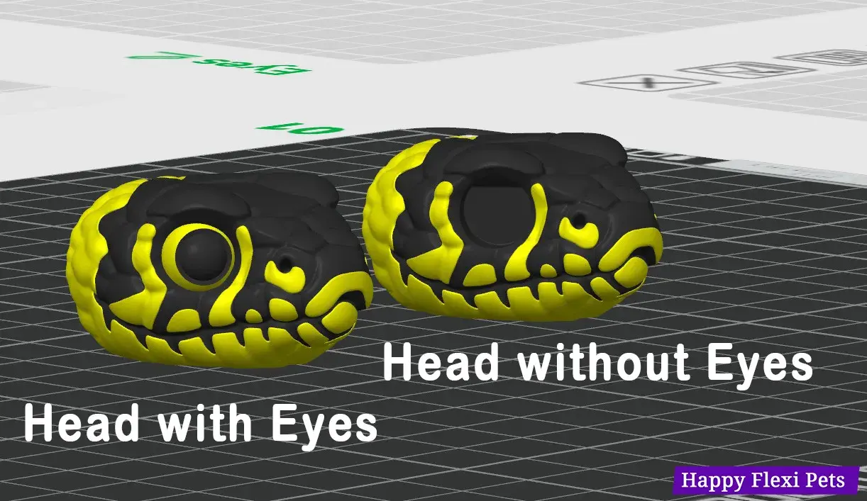 Realistic flexi snake toy