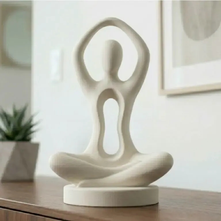 Zen Ascension Figure - Abstract Meditator
