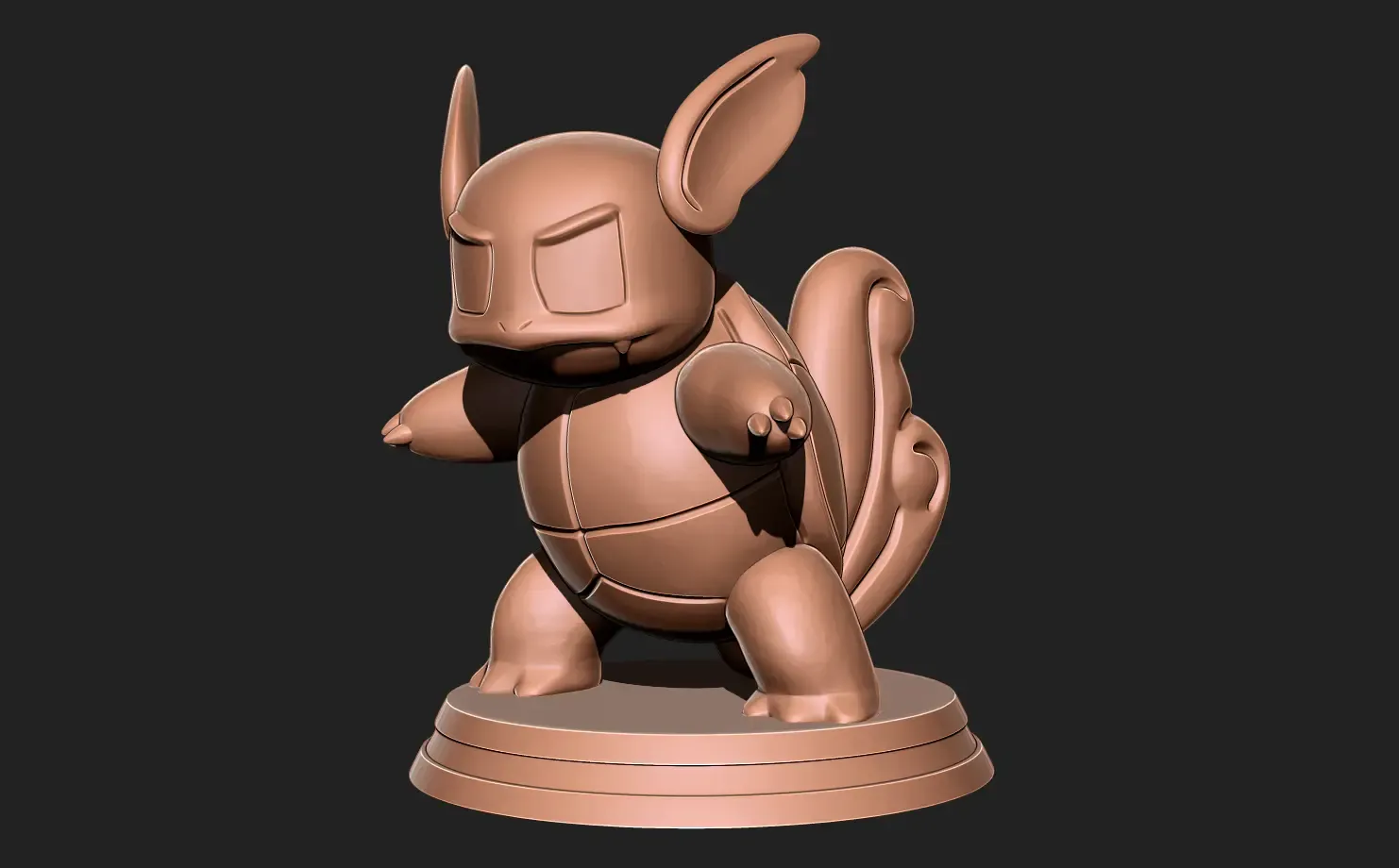 Pokemon - wartortle 3d print model