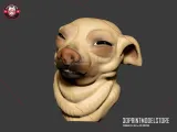 Meme Köpek Minyatür Büstü-0