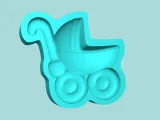 Baby Carriage - Mold Silicon Maker - Template-3