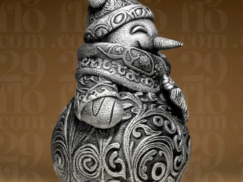 Sneeuwman Ornamenteel Figuur