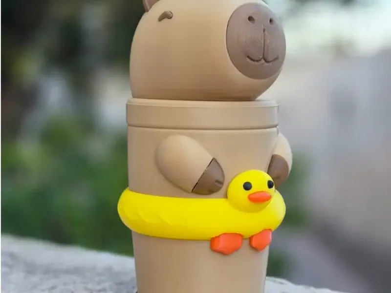 Milkshake patito con flotador