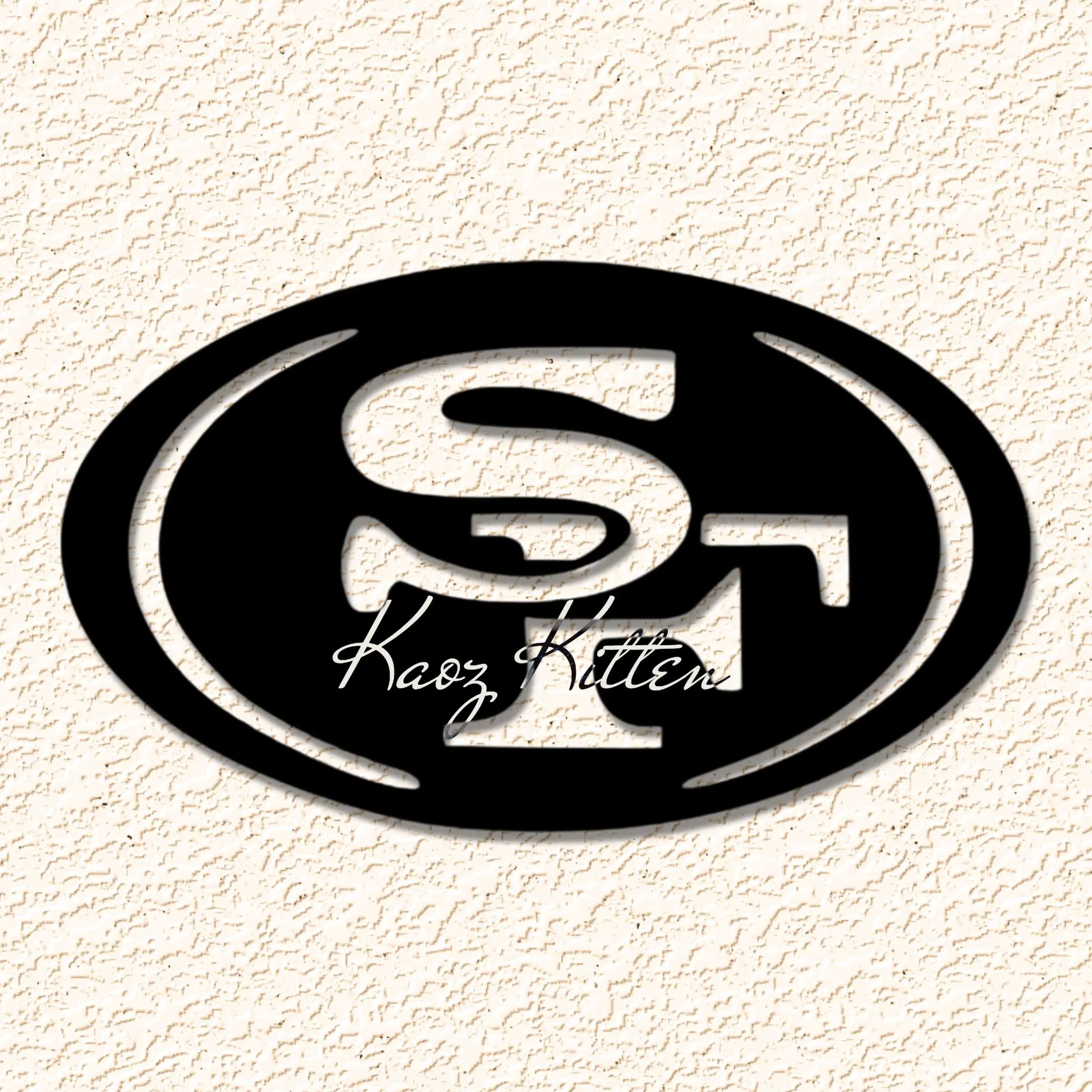 49ners NFL football logo wall art home decor