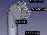 Adaptador descarga Lava louça e roupa para cano 40mm-1