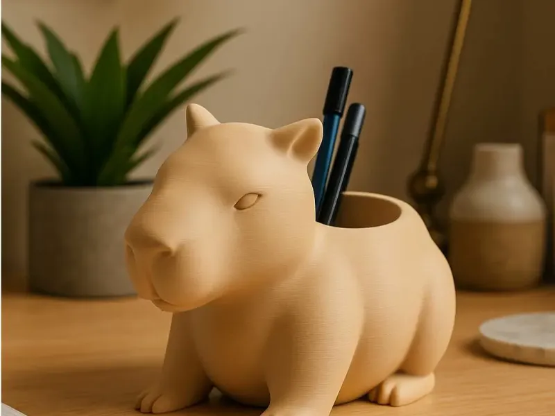 Capy Cozy Holder – Capybara Desk Organizer