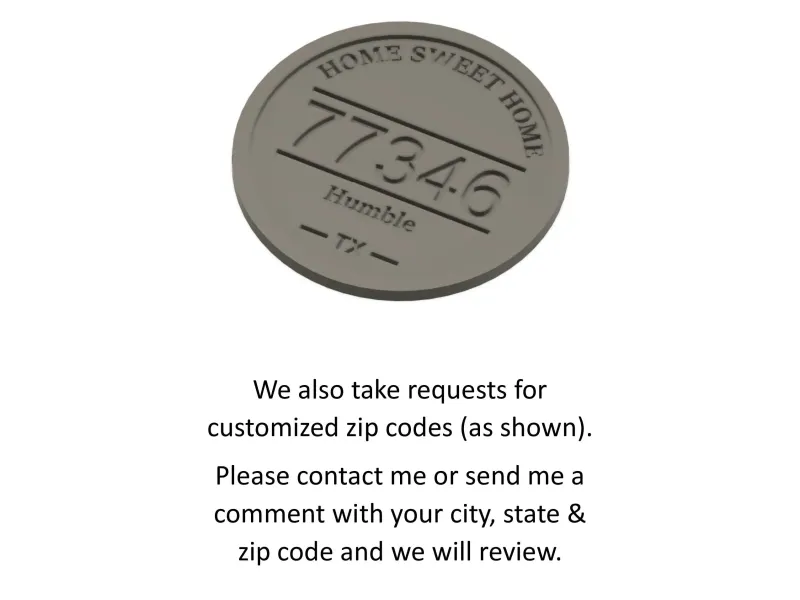 77346 Humble TX Coaster w/Holder (holds 6)