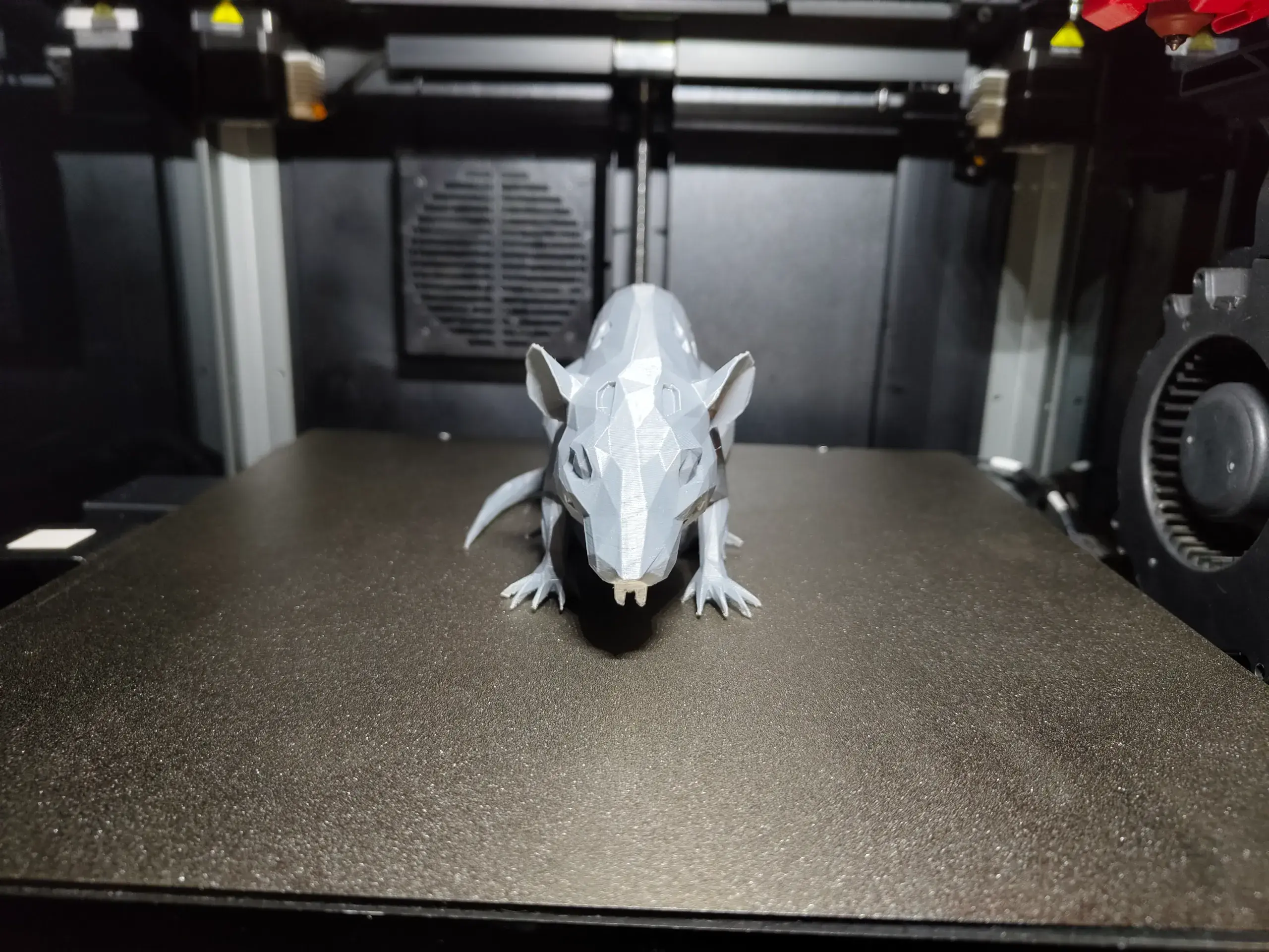 3D Printer Files | 3MF File | Geometric Low-Poly Rat | Creality Cloud