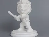 Lion Baseball Slugger Trophy-2