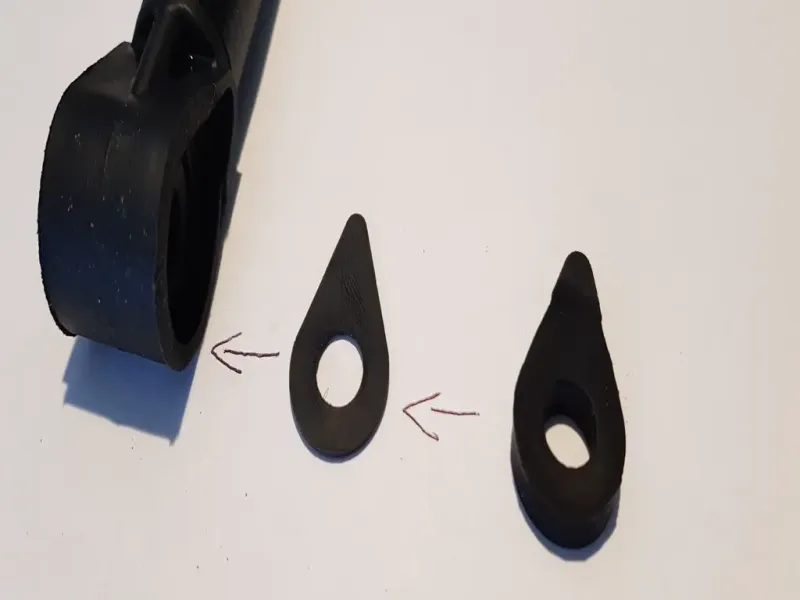 Minelab Equinox coil fixation spacer