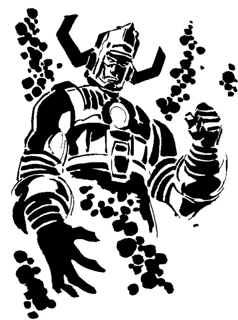 Pochoir Galactus