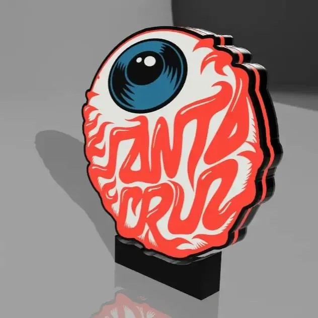Santa Cruz Eyeball LED Lightbox – Skate Icon Glow!