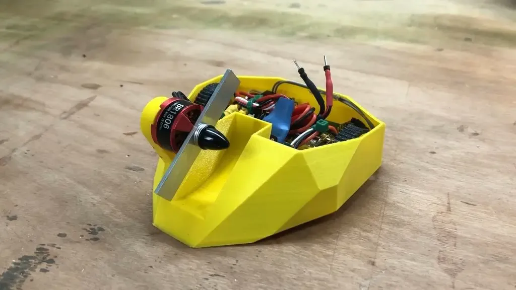 3D-printbare antweight battlebot: Bulldog