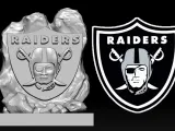 NFL - LAS VEGAS RAIDERS FOOTBALL STATUE DECOR - 3D PRINT-0