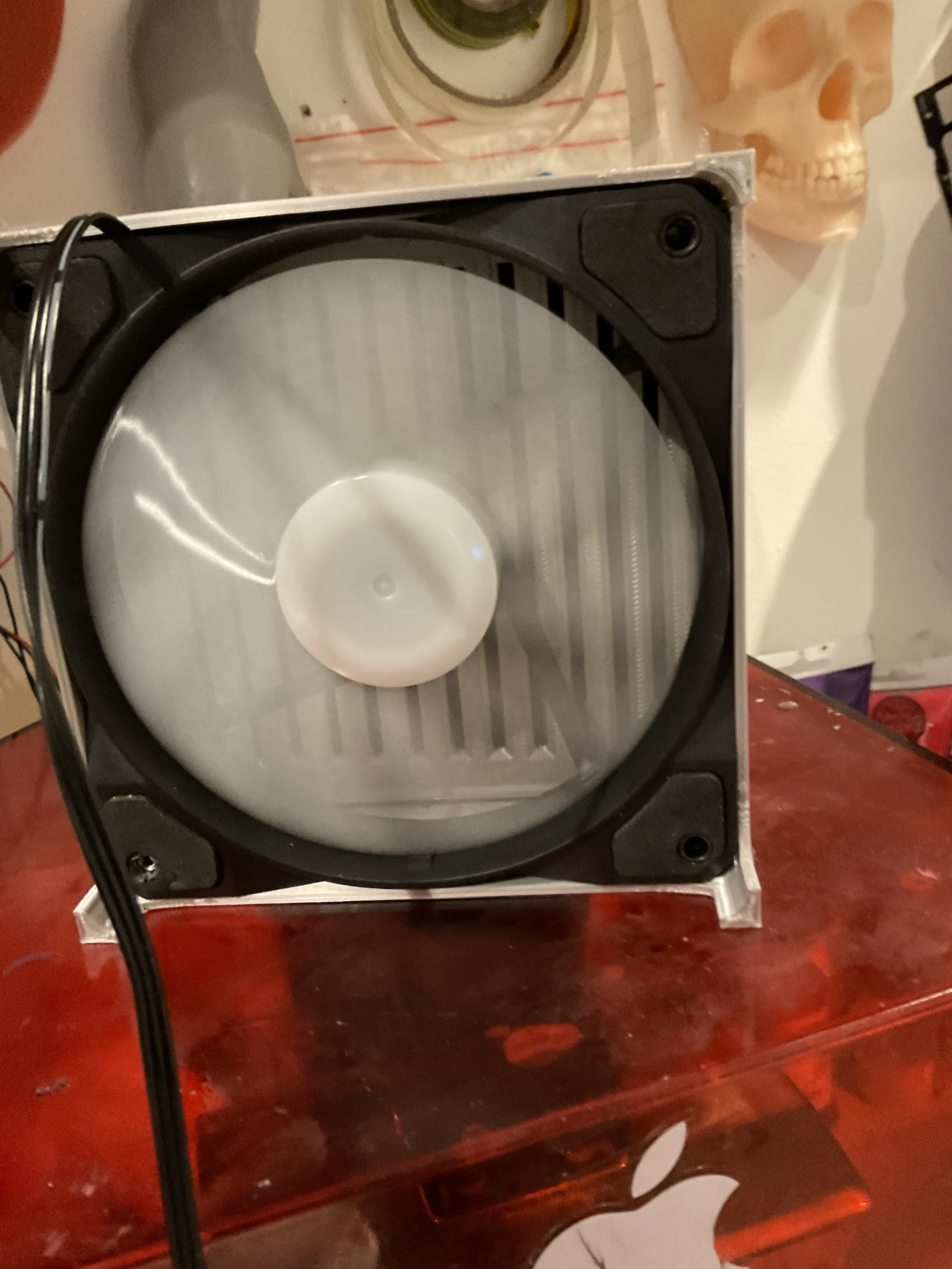 Carbon filter 120mm fan (the post box)
