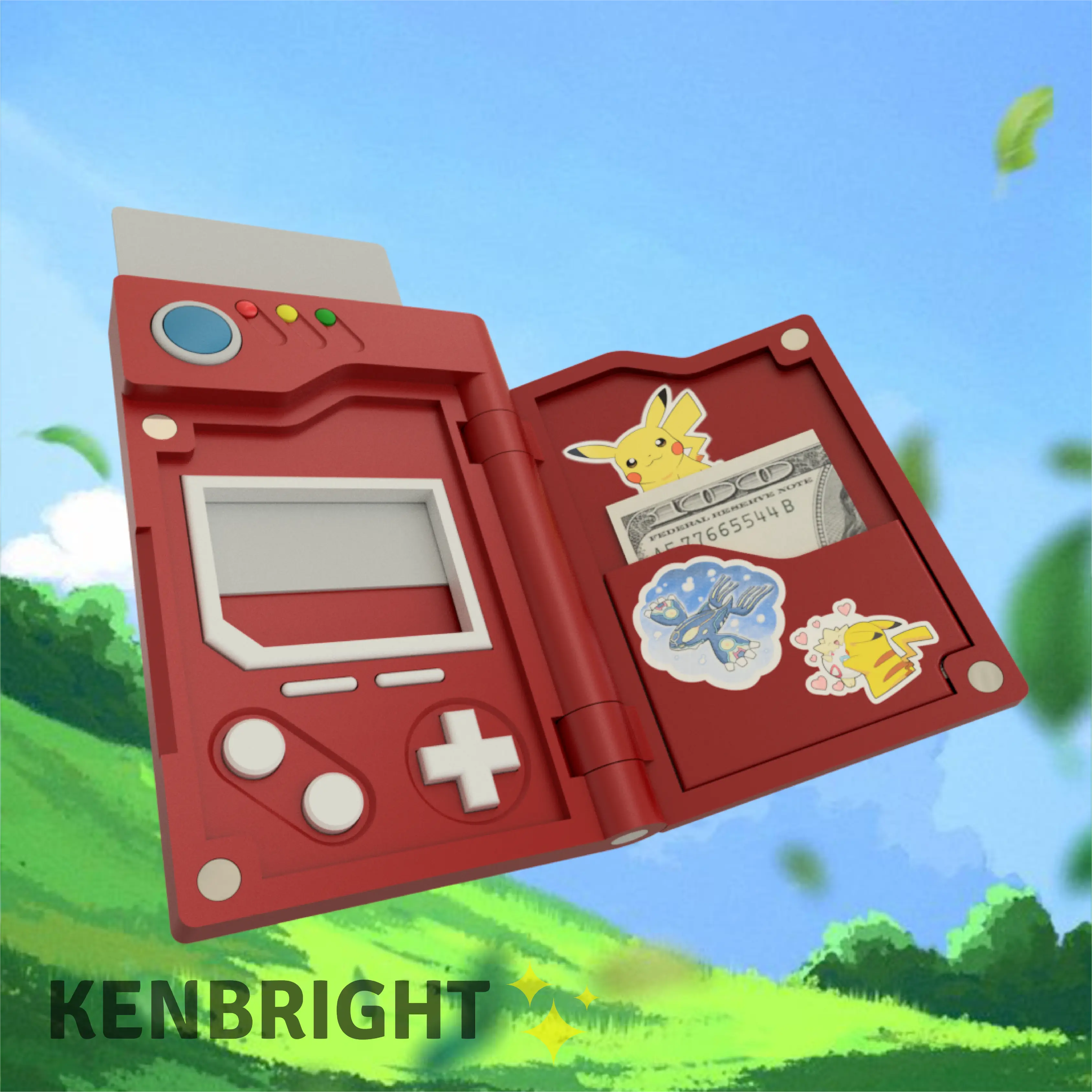 POKEDEX WALLET (CREDIT CARD + CASH HOLDER)
