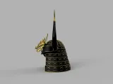 Индивидуальный самурайский шлем-1
