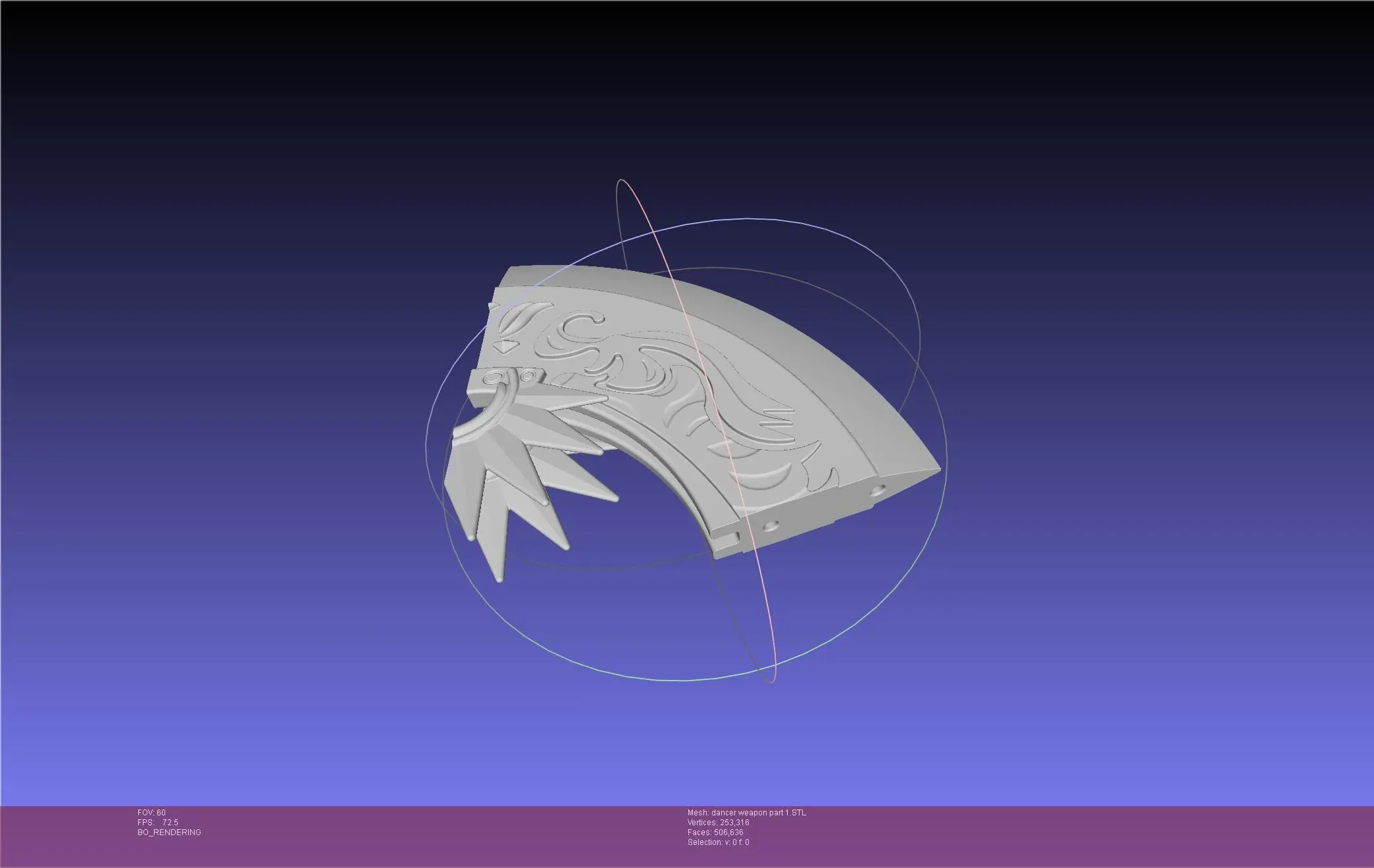 FFXIV Dancer Class Weapon Printable Assembly