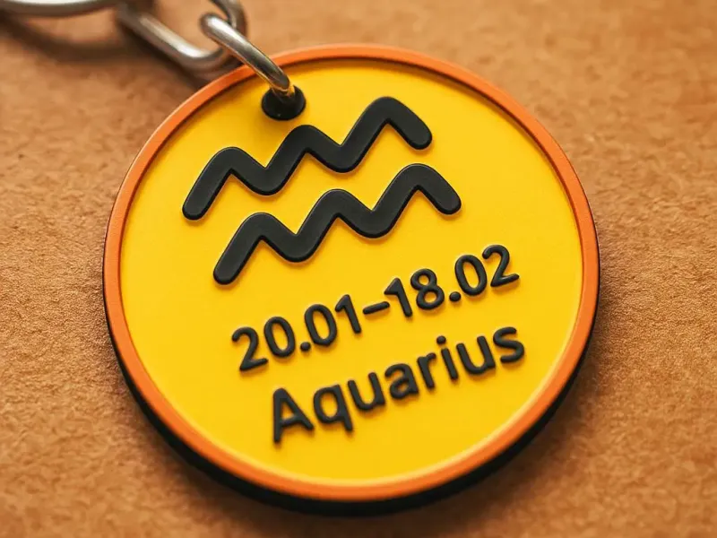 Aquarius Keychain. No need CFS