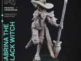 Black Witch Tabaxi - Tabaxi Caravan - PRESUPPORTED - D&D-3