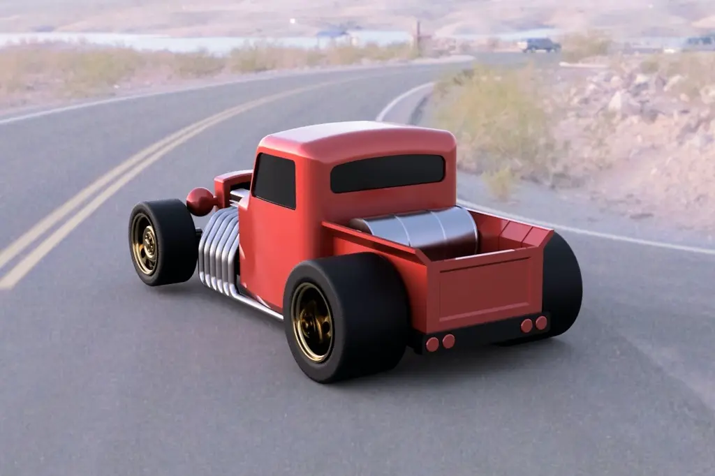 HOT ROD / RAT ROD - Fully 3D printable