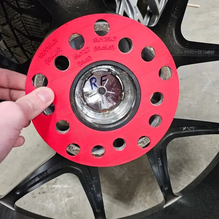 5 lug wheel gage