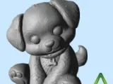 Cute Dog 3D Print – Easy STL, No Supports | Sitting Dog-1